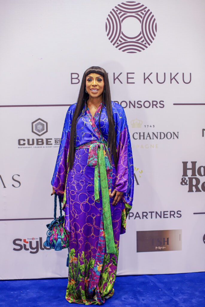 Mo Abudu at Banke Kuku SS25 Oceans Show