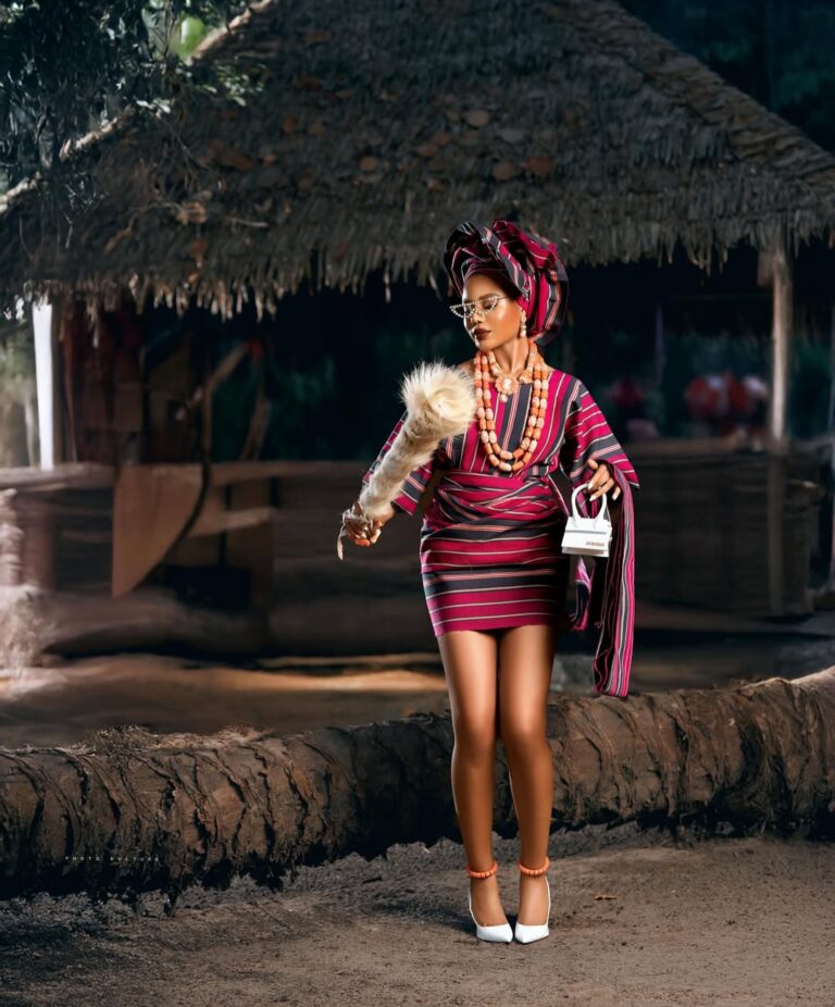 Nancy Isime Stuns In Classic Yoruba Regalia